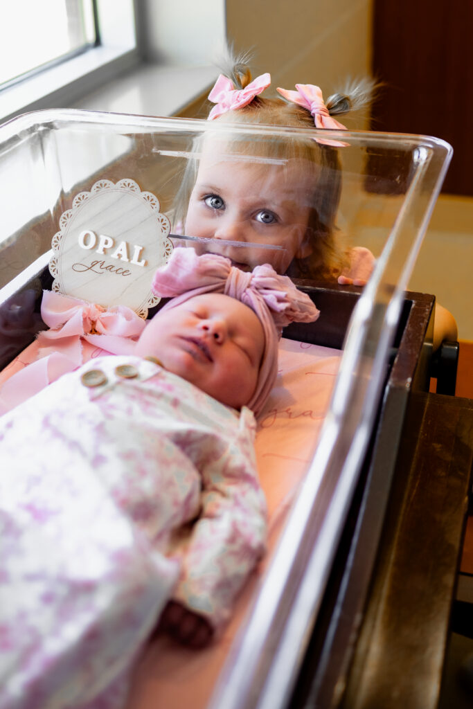 Close up of a newborn baby during a Fresh 48 session by a Fort Worth newborn photographer.